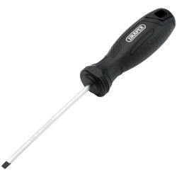 Draper 13535 Slotted Parallel Hard Grip Screwdriver, 4.0 x 100mm