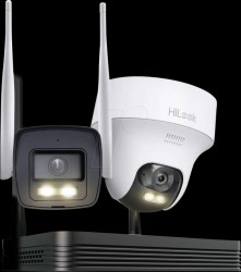 IKS-2044BTH-PH/W EasyLink WLAN video recorder, set incl. 2 cameras