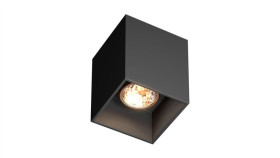 Spot Lampa Natynkowa Square Kolor Czarny Metal, Gu10 Ip20 50475-Bk-N Zuma Line