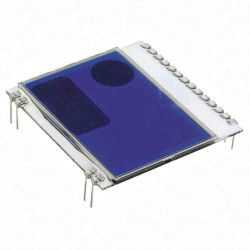 Wyświetlacz monochromatyczny LCD, , podświetlanie LED, Display Visions