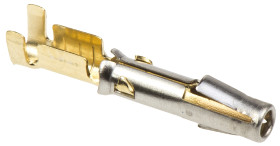 Końcówka pinowa 16 Żeński Połączenie zagniatane 19mm Montaż na kablu 18→ 16 AWG