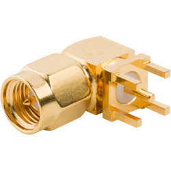 Złącze koncentryczne Montaż na płytce drukowanej Męski 50Ω typ złącza Złącze MMCX Przepust