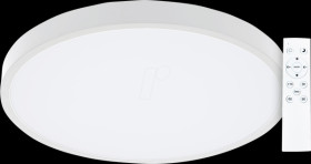 20500109 Rami ceiling light, CCT, dimmable, round, white, with remote con