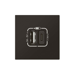 Gniazdo USB natynkowe Legrand ścieżki: podwójne 3A