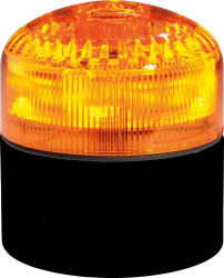 Sygnalizator akustyczny z lampą sygnalizacyjną 12 → 24 V. Pomarańczowy AC/DC IP65 Montaż na podstawie 105dB