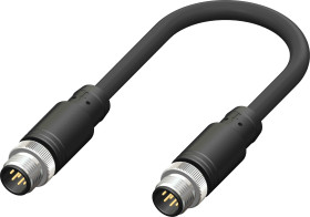 Przewód czujnik-siłownik ze złączem Złącze M12 liczba rdzeni 8 długość 2m Rodzaj A Męskie Złącze B Złącze M12
