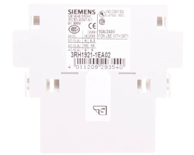 Styki pomocnicze 2R montaż boczny pierwszy blok S6 do S12 przył śrubowe SIRIUS 3RH1921-1EA02