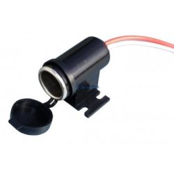 gniazdo zapalniczki montażowe hermetyczne pojedyncze z przewodem