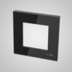 TouchMe Ramka pojedyncza szklana czarna TM728B