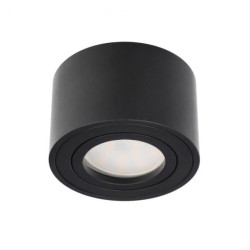 Punktowa oprawa sufitowa natynkowa ZALDA OV Black IP20, 220-240V, okrągła , czarna EDO777450