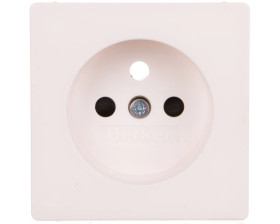 Q.1/Q.3 Płytka czołowa gniazda z/u śnieżnobiały aksamit 3965766089