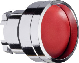 Schneider Electric ZB4BA46 ZB4BA46 Element czołowy dla przycisku resetowalny (Ø) 22 mm nieoznakowany chrom, czerwony 1 s