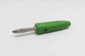 Złącza bananowe Męski Śruba typ Wtyk bananowy Zielony 16A RS PRO /10szt./