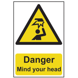 Scan 1150 Danger Mind Your Head - PVC 200 x 300mm