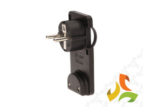 Wtyczka płaska do przewodów czarna OR-AE-1311/B ORNO