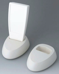 Base, ABS, (L x W) 123 x 88 mm, gray white, A9168037