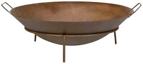 Siena Garden 5001K70A Na węgiel drzewny Misa ogniowa Średnica powierzchni grilla=700 mm brązowy rdzawy