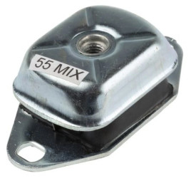 Mocowanie antywibracyjne, M12, Ø 120mm, 65, materiał: Guma naturalna 55 ShA NR, RS PRO