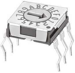 Przełącznik DIP 10-pozycyjny THT 100 mA przy 5 V DC IP67 -25 → +75°C