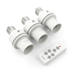 Gniazdo żarówki Kemot URZ3470 sterowane pilotem - 3szt.