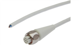 Vk50l325, Kabel Połączeniowy, 5M, M12 Żeński 4Pin Prosty, Końcówka Wolna,...