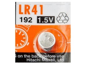 Bateria alkaliczna AG3, GP192, LR41, LR736; Maxell
