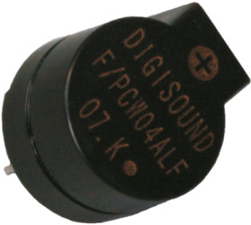 Miniature speaker, 16 Ω, 83 dB, 1.5 VDC, 70 mA, black, F/PCW-04A
