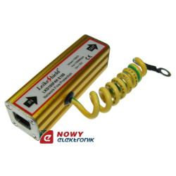 Zabezpieczenie LAN RJ45 internet ogranicznik przepięć ochrona filtr