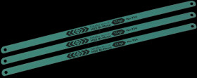 T0934R 1232 HSS Bi-Metal Hacksaw blades, set of 3 12" x 32 tpi