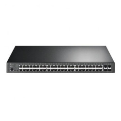 Switch JetStream, 48x RJ45 1000Mb/s PoE+, 4x SFP, L2+, Zarządzalny TP-Link TL-SG3452P