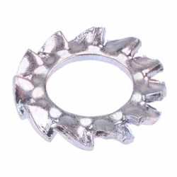 M4 Externally Serrated Shakeproof Washer - Pack of 100