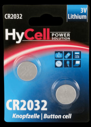 5020202 2x Ansmann HyCell button cell, 3 V, 20 x 3.2 mm