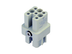 Moduł złączy dużej mocy TE Connectivity 7 Połączenie zagniatane Wciskane Proste