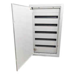 Rozdzielnica podtynkowa metalowa 120 modułowa 5x24 523x965x130 RAL9003 IP30 MP120/5/24