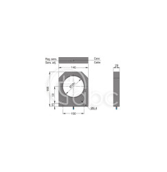 Czujnik indukcyjny z otworem SIA100-NE LC5, SIA000258