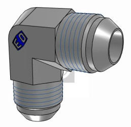 Złączka hydrauliczna, Złacze A: UNF 7/8-14 męskie, Złacze B: UNF 7/8-14 męskie