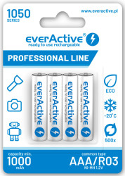 Akumulator AAA R03 1050mAh NiMH everActive (blister 4szt.)