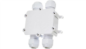 Mufa Kablowa Z Dławikami Na Kable Do 4X2,5Mm2 Hermetyczna Ip68 Uv Czwórnik...