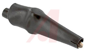 Zacisk krokodylkowy 10A izolowany 7.9mm Czarny Mueller Electric