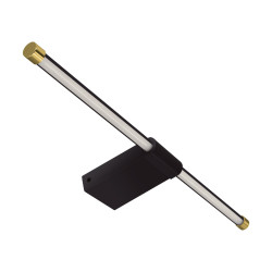 Kinkiet ścienny łazienkowy SMD LED PASO 12W BLACK 4100K barwa neutralna 04115