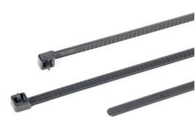 Opaska kablowa długość 195mm szerokość 4,7 mm HellermannTyton PA 6.6 stabilizowane termicznie -40→ +105 °C