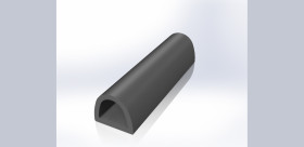 Listwa krawędziowa szerokość: 14mm Zabezpieczenie krawędzi dł: 20m EPDM