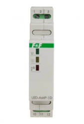 Wzmacniacz sygnału zasilającego do oświetlenia LED 12/24 V DC na szynę DIN LED-AMP-1D