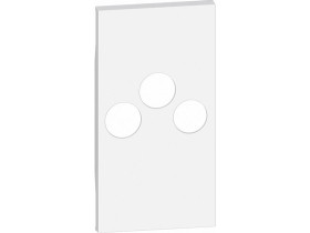 LIVING NOW Plakietka gniazda TV-R-SAT k4210m2d - 2 moduły - biała KW26M2 LEGRAND