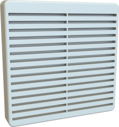 Fan grille, (L x W x H) 150 x 150 x 24 mm, XPFA120LG