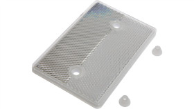 Akcesoria Optyczne, Odbłyśnik, 8X120x80mm, Otwór Na Śrubę, 2Xo6,5Mm,...