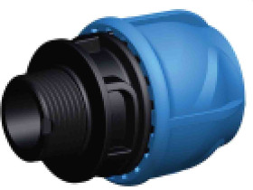 Plastikowa złączka rurowa, typ mocowania: Adapter męski, rozmiar: 1/2cal, standard: R