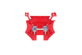 Złączka szynowa 2-przewodowa 4mm2 czerwona EURO 43409RD