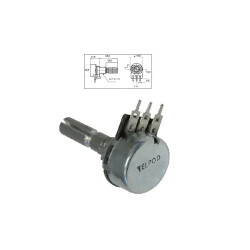 Potencjometr 100K/B logarytmiczny / PRP-185 100komB 25p6 TELPOD