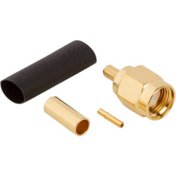 Złącze koncentryczne Montaż na kablu Męski 50Ω typ złącza Złącze SMA Połączenie zagniatane